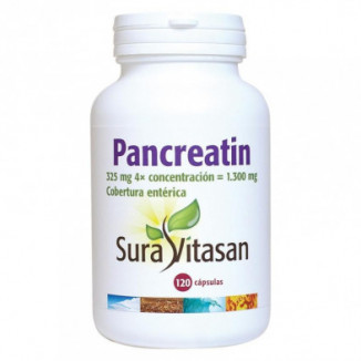 Pancreatin 1300 mg 120 Cápsulas Sura Vitasan