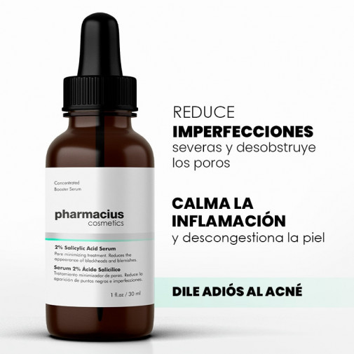 Sérum Concentrado Ácido Salicílico 30 Ml Pharmacius Cosmetics