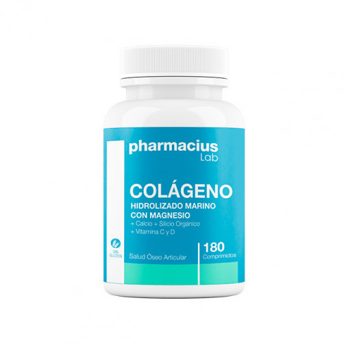 Colágeno Hidrolizado Marino Con Magnesio 180 Comprimidos Pharmacius Lab