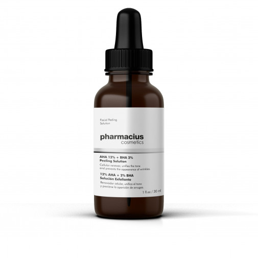 Solución Exfoliante 12% Aha + 2% Bha 30 Ml Pharmacius Cosmetics