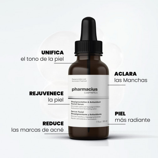 Serum Facial Despigmentante Y Antioxidante 30 Ml Pharmacius Cosmetics