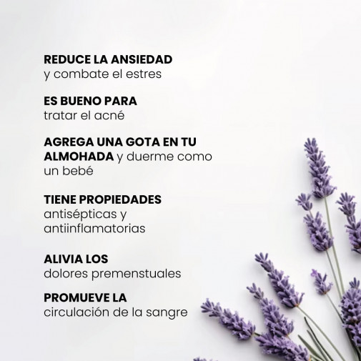 Aceite Esencial Lavanda Bio 30 Ml Pharmacius Lab