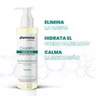 Champú Caspa Seca 500 Ml Pharmacius Cosmetics