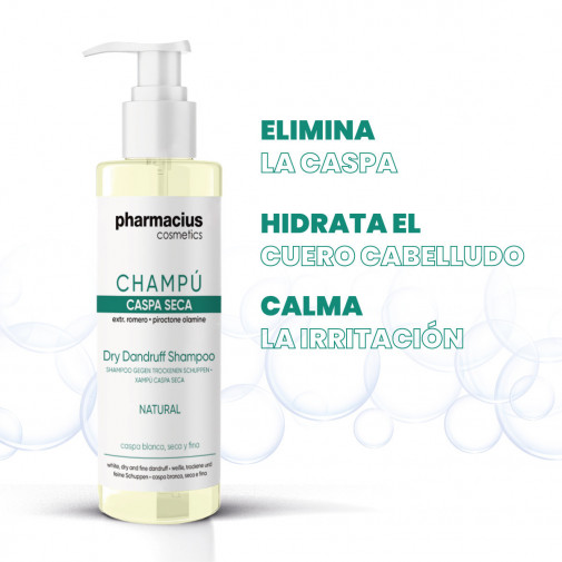 Champú Caspa Seca 500 Ml Pharmacius Cosmetics