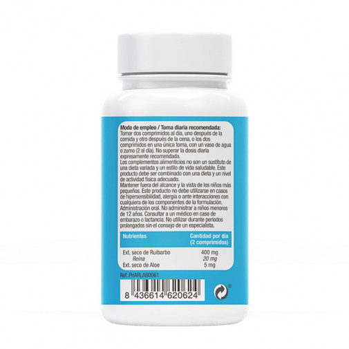 Aloe Vera (sin Aloína) 60 Comprimidos Pharmacius Lab