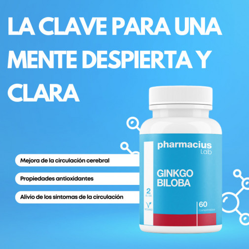 Ginkgo Biloba 60 Comprimidos Pharmacius Lab