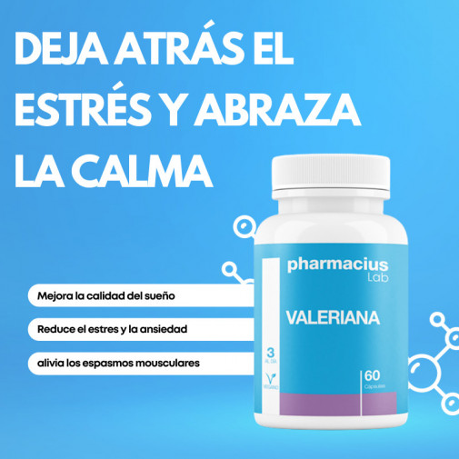 Valeriana 60 Cápsulas Pharmacius Lab