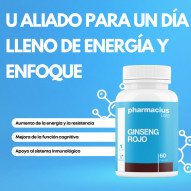 Ginseng Rojo 60 Cápsulas Pharmacius Lab