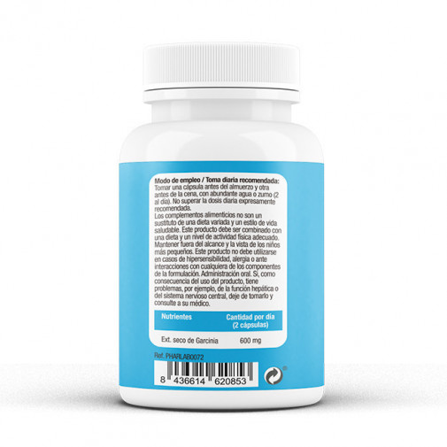 Garcinia Cambogia 60 Cápsulas Pharmacius Lab