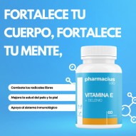 Vitamina E + Selenio 60 Comprimidos Pharmacius Lab