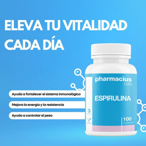 Espirulina 100 Comprimidos Pharmacius Lab