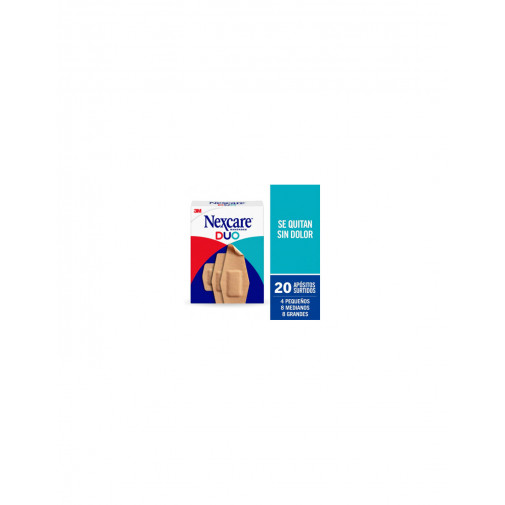 Nexcare Duo 20 Tiras Surtidas