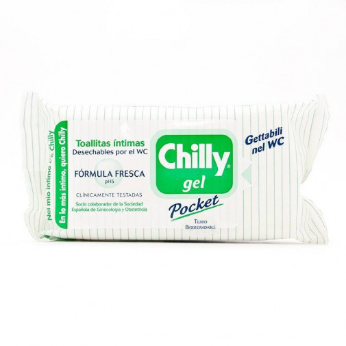 Chilly Toallitas Intimas Desechables 12 uds