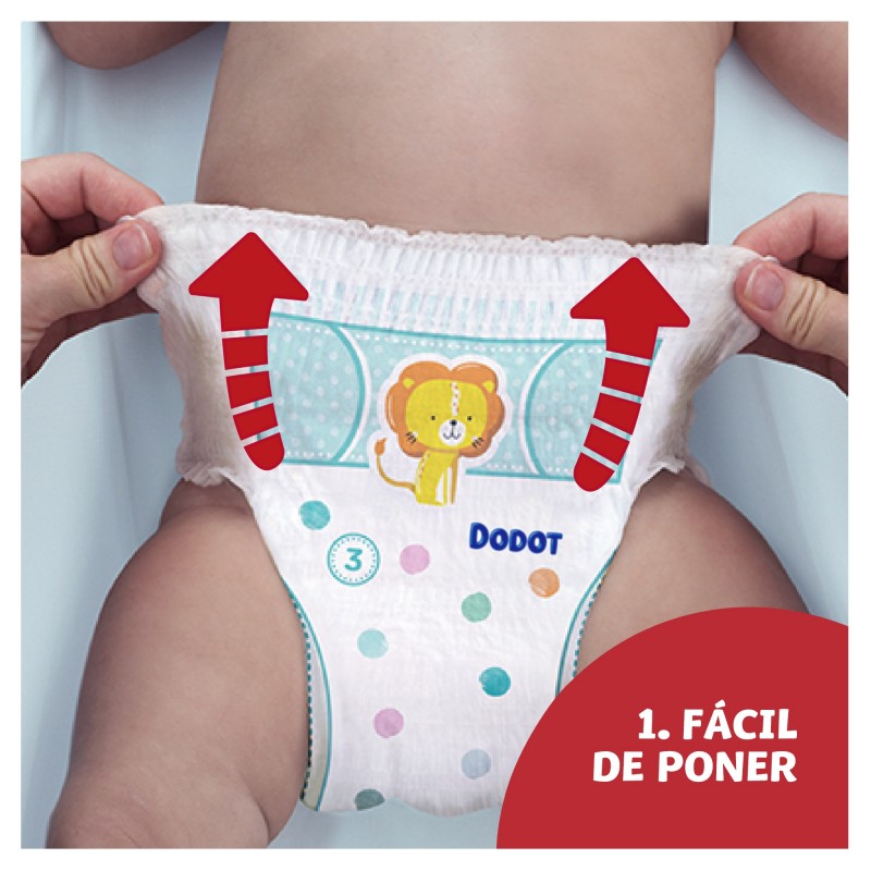 PAQUETE DODOT PANTS PAÑAL-BRAGUITA T/4 (9-15KG) 33 UDS.