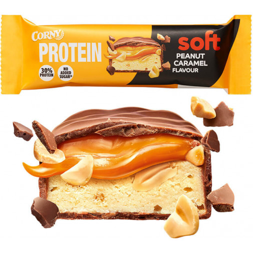Corny 30 % Protein Soft 1 Barrita 45 G Sabor Peanut Caramel
