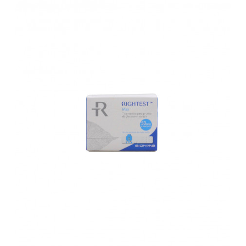 Tiras Reactivas Glucemia Rightest Max 50 Unidades
