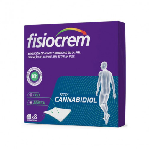 Fisiocrem Patch Cannabidiol 8 Parches