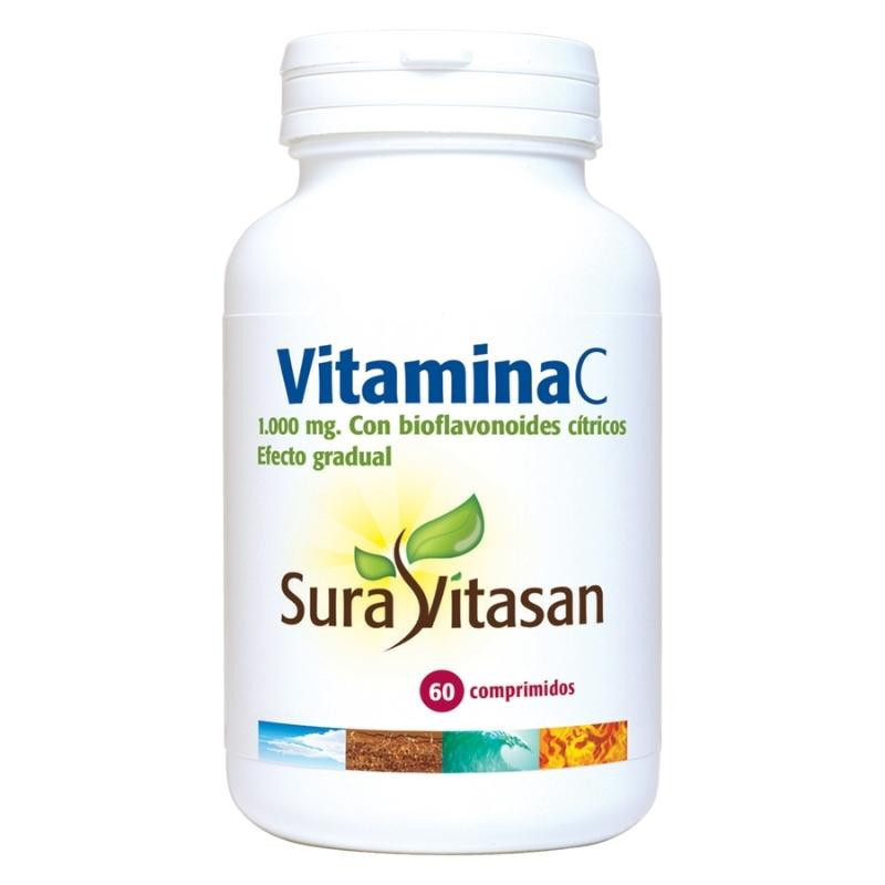 Vitamina C 1000 mg 60 Comprimidos Sura Vitasan