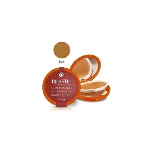 Rilastil Sun System 50+ Crema Compacta 1 Envase 10 G Color 02 Dore