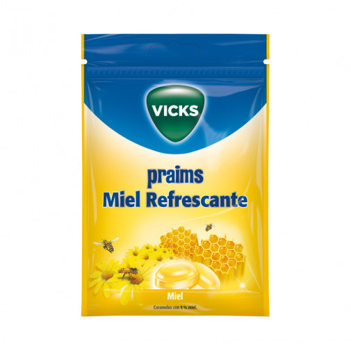 Praims Caramelos Miel Refrescante Bolsa