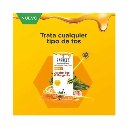 Zarbees Jarabe Familia Tos Garganta 150