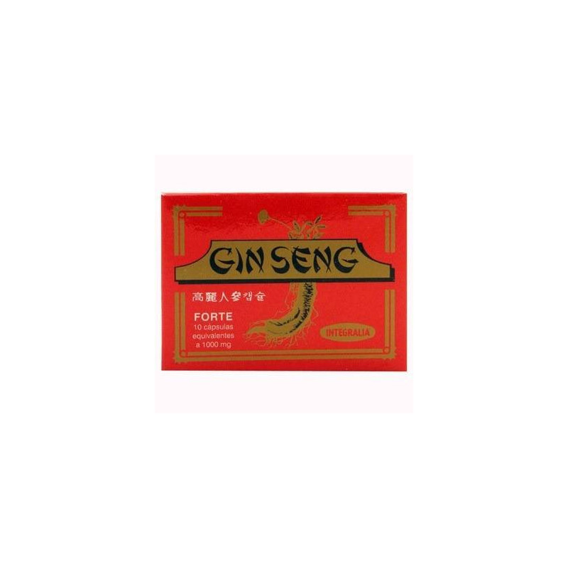 Ginseng Coreano 10 Cápsulas 500 mg Integralia