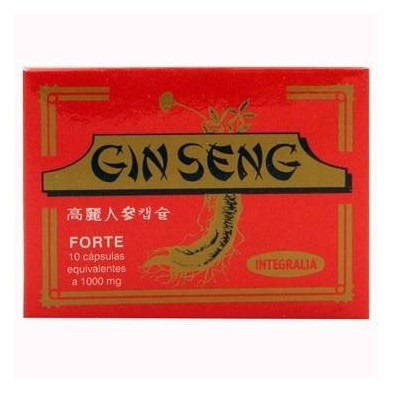 Ginseng Coreano 10 Cápsulas 500 mg Integralia