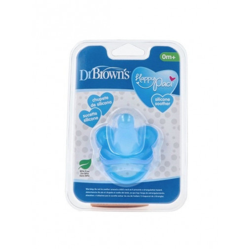 Dr Brown´S Chupete Silicona 1 Pieza 0 Meses 1 Unidad Color Azul