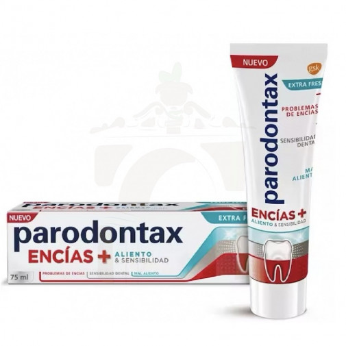 Parodontax Encias + Aliento & Sensibilidad Blanqueante 1 Tubo 75 Ml