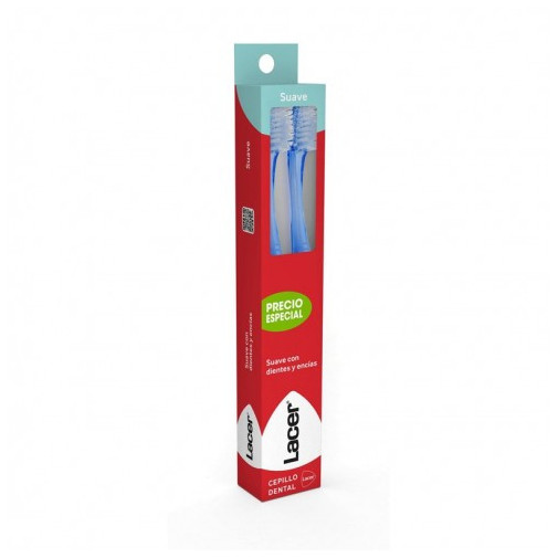 Cepillo Dental Adulto Lacer 2 Unidades Suave Duplo
