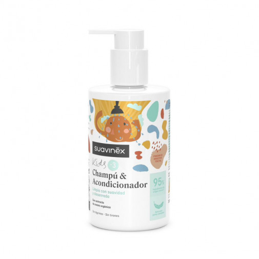 Suavinex Kids Champu & Acondicionador 1 Botella 300 Ml