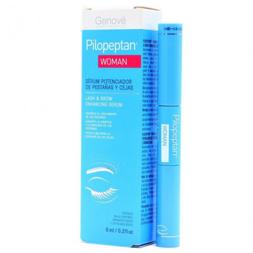 Pilopeptan Woman Serum Potenciador De Pestañas Y Cejas 1 Envase 6 Ml Con Aplicador