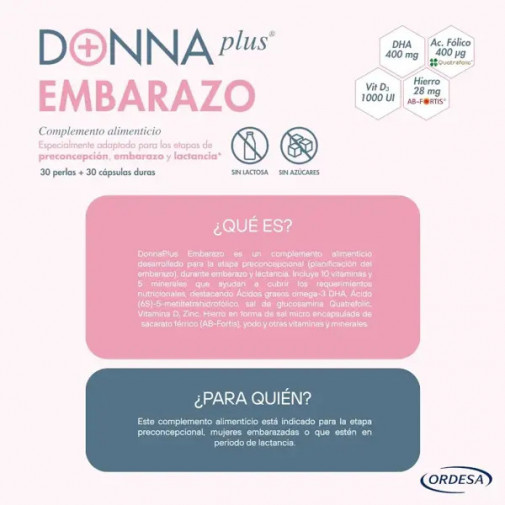 Donna Plus Embarazo 30 Capsulas