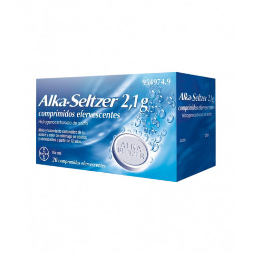 Alka-seltzer 2,1 G 20 Comprimidos Efervescentes