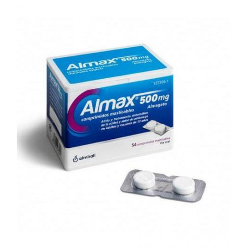 Almax 500 Mg 54 Comprimidos Masticables