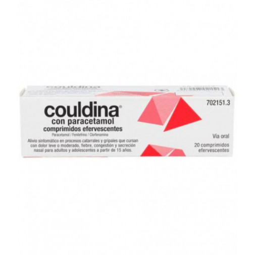 Couldina Con Paracetamol 20comp Efervescentes