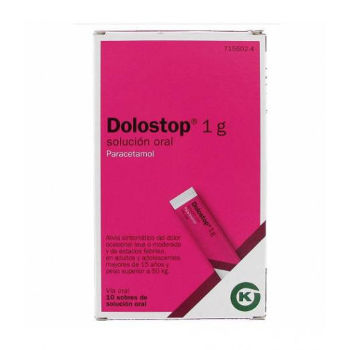 Dolostop 1gr 10 Sobres Solución Oral