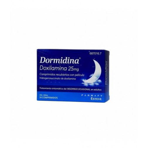 Dormidina 25 Mg 14 Comprimidos