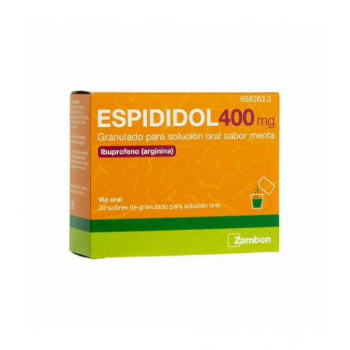 Espididol 400mg 20 Sobres Granulado Para Solución Oral Menta