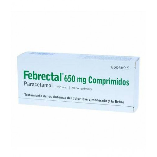 Febrectal 650 Mg 20comp