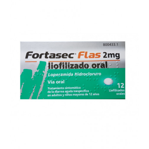 Fortasec Flas 2 Mg 12 Liofilizados Orales