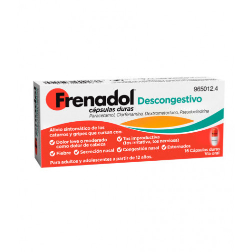 Frenadol Descongestivo 16caps