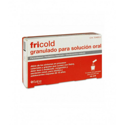 Fricold Granulado Para Solución Oral 10sob