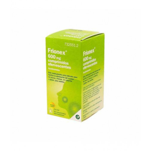 Frionex 600mg 20 Comprimidos Efervescentes
