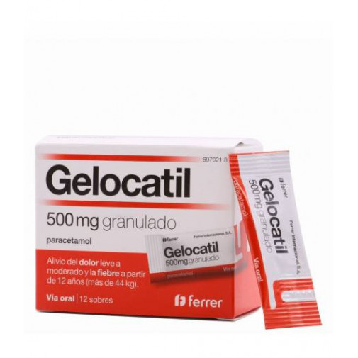 Gelocatil 500 Mg Granulado 12 Sobres