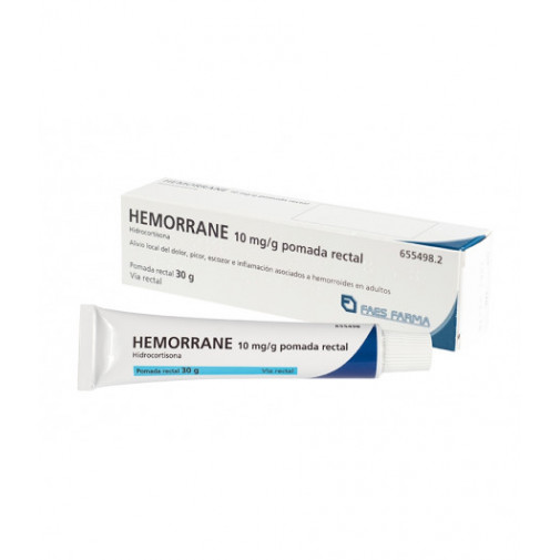Hemorrane 10 Mg/g Pomada Rectal 30gr