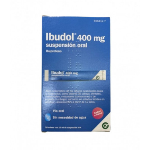 Ibudol 400mg 20sob X 10 Ml