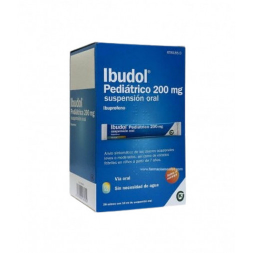 Ibudol Pediátrico 200mg 20sob X 10ml