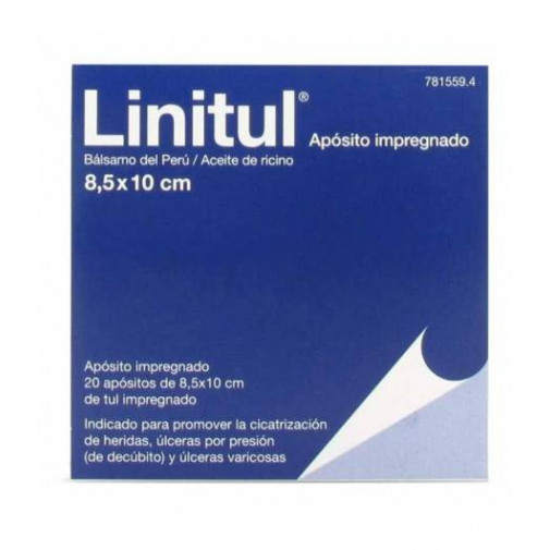 Linitul Apósito Impregnado 8,5 X 10 Cm 20ud