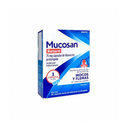 Mucosan Retard 75Mg 30 Cápsulas De Liberación Prolongada
